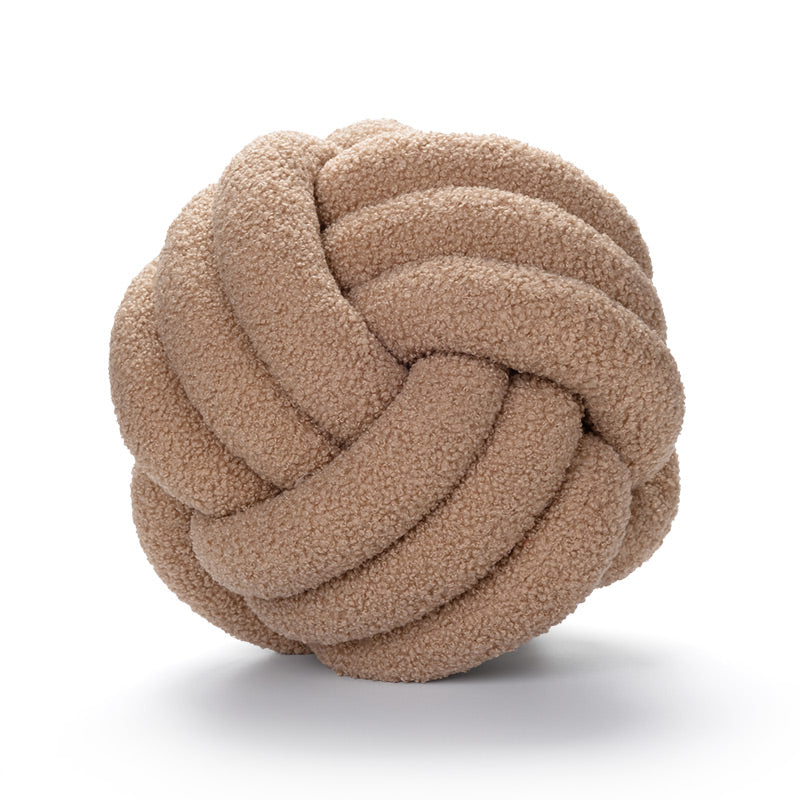 Sofa Living Room Spherical Lamb Wool Bedside Cushion – Nordic Round Pillow