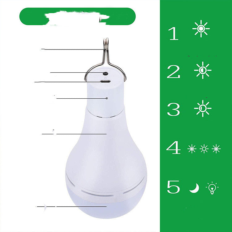 Solar Rechargeable Smart LED Emergency Camping Light (With Remote)