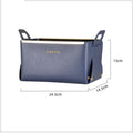 Leather Storage Box With Handle – Foldable PU Storage Basket