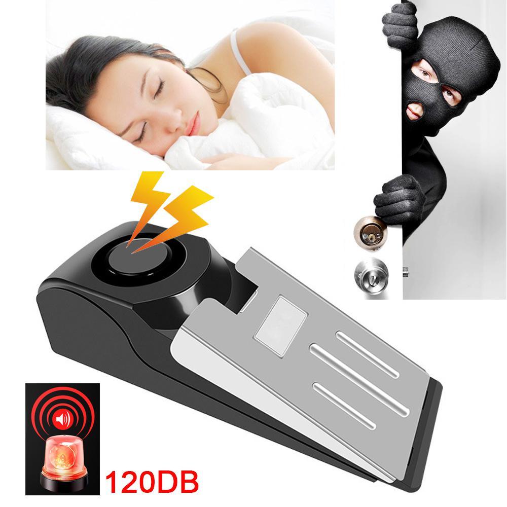 Portable Wedge Door Stop Alarm – Loud Intruder Alert for Home & Travel