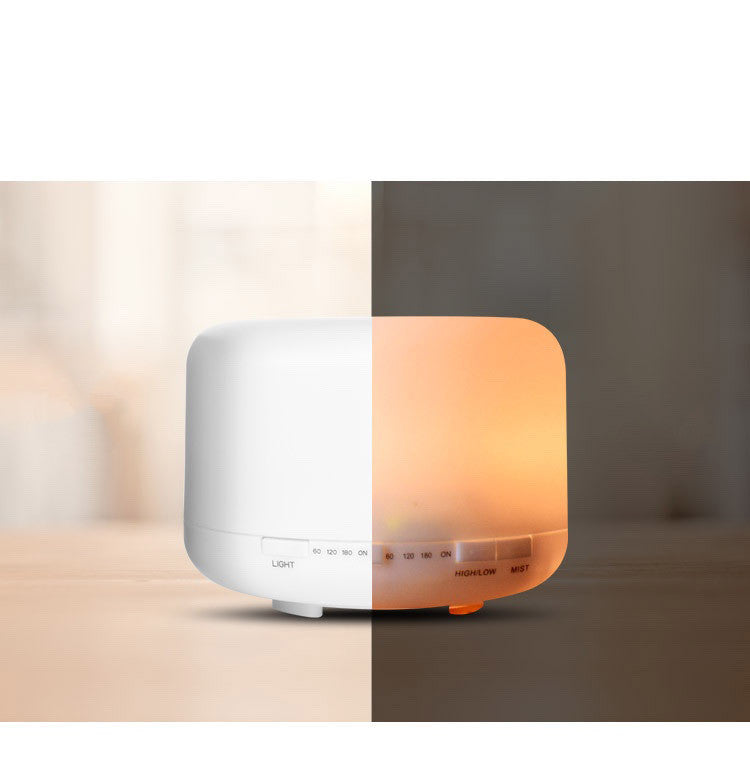 500ml Aroma Diffuser Lamp – Essential Oil Fragrance Humidifier with Timer & Remote Control