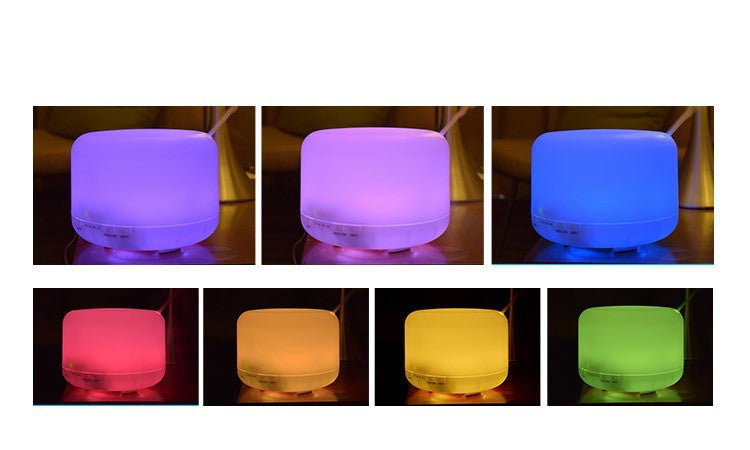 500ml Aroma Diffuser Lamp – Essential Oil Fragrance Humidifier with Timer & Remote Control