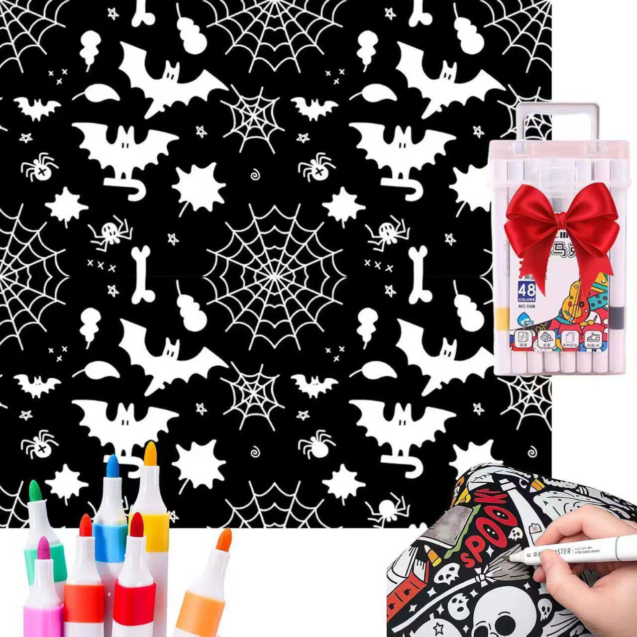 Reusable Washable Colouring Blanket – Creative Activity Throw (150×115cm)
