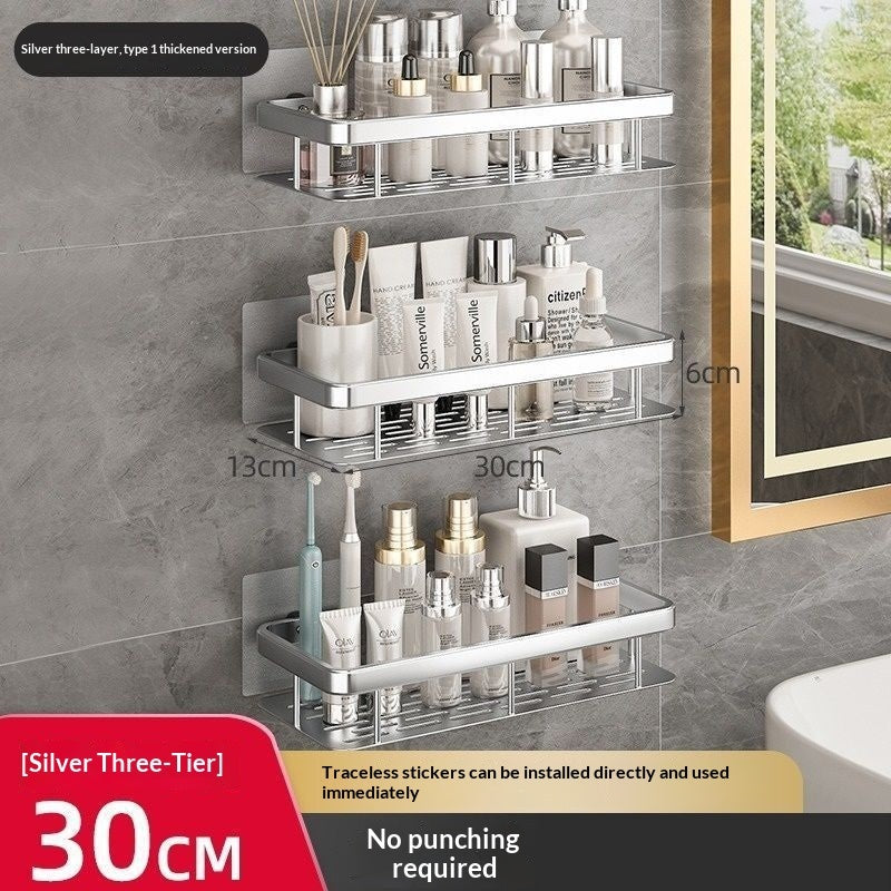 No-drill Wall-mounted Shelf For Bathrooms & Toilets