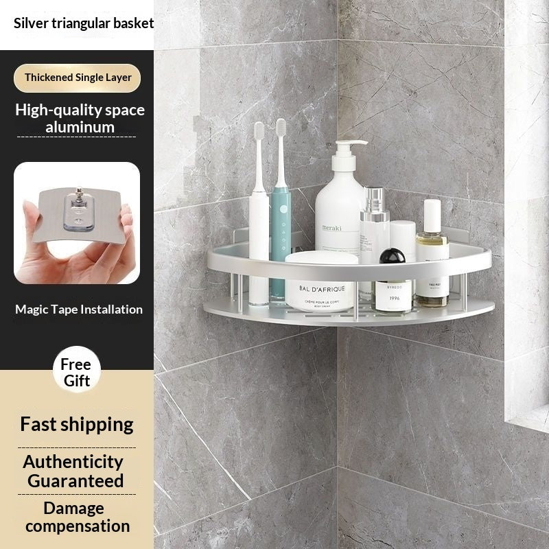 No-drill Wall-mounted Shelf For Bathrooms & Toilets