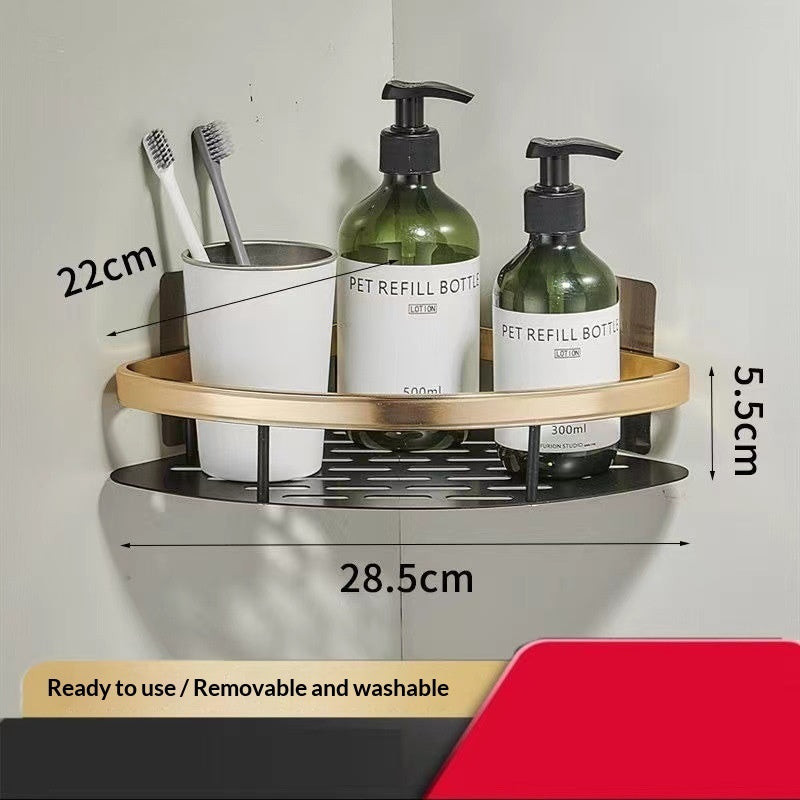 No-drill Wall-mounted Shelf For Bathrooms & Toilets