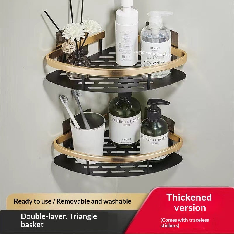 No-drill Wall-mounted Shelf For Bathrooms & Toilets