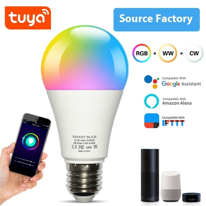 Graffiti Wi-Fi Smart Bulb – RGBCW Color-Changing & Five-Way Dimmable Smart Light