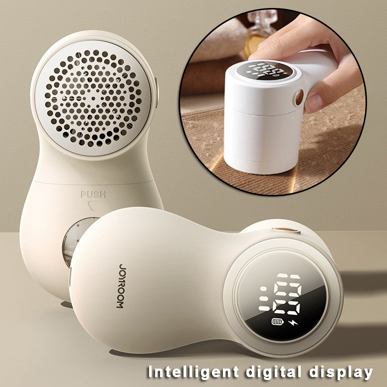 New Electric Lint Remover – Smart LED Hairball Trimmer, USB Rechargeable, Portable for Clothes & Fabrics