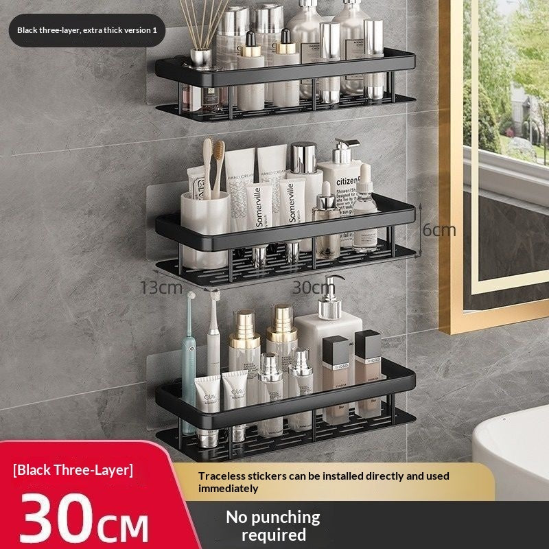 No-drill Wall-mounted Shelf For Bathrooms & Toilets