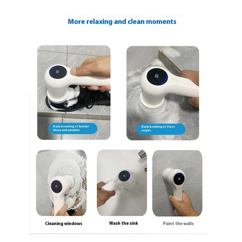 Electric Cleaning Brush – Multi-Functional Cordless Handheld Scrubber