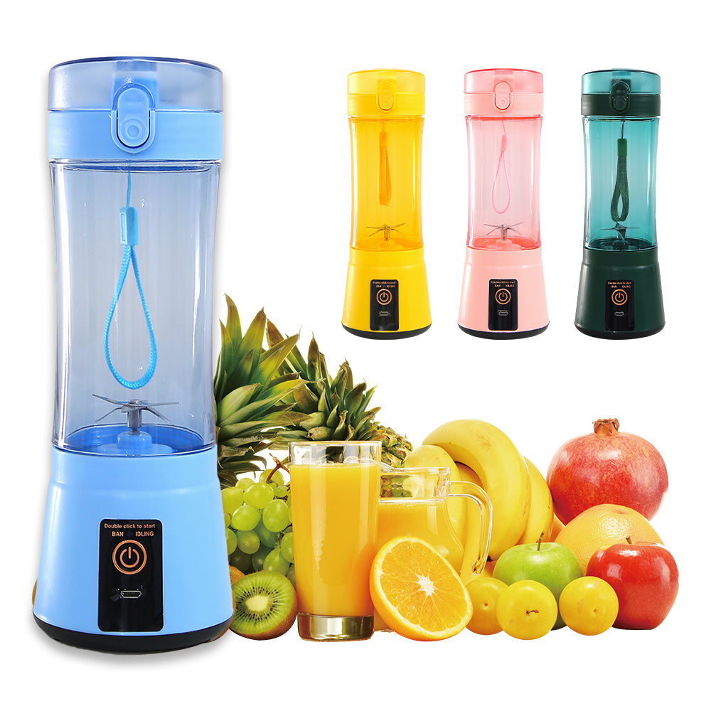 Portable Electric Smoothie Juicer – USB Rechargeable (380ml)