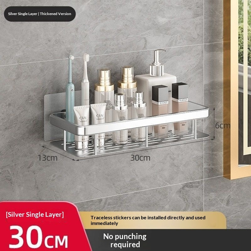 No-drill Wall-mounted Shelf For Bathrooms & Toilets