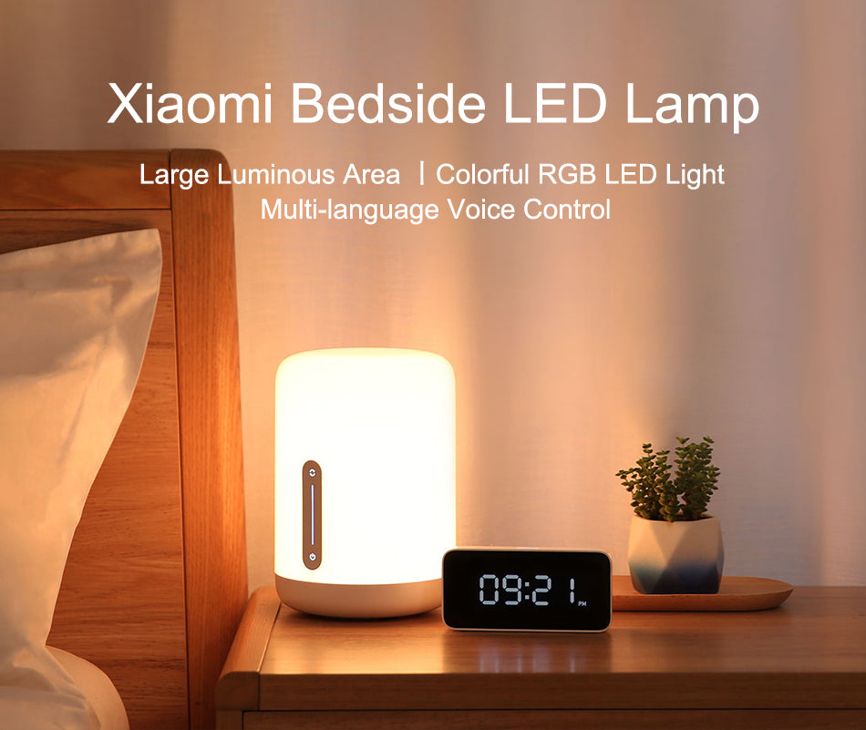 Mi Mijia Bedside Lamp 2 – Smart Wi-Fi & Bluetooth Desk Lamp with App & Voice Control