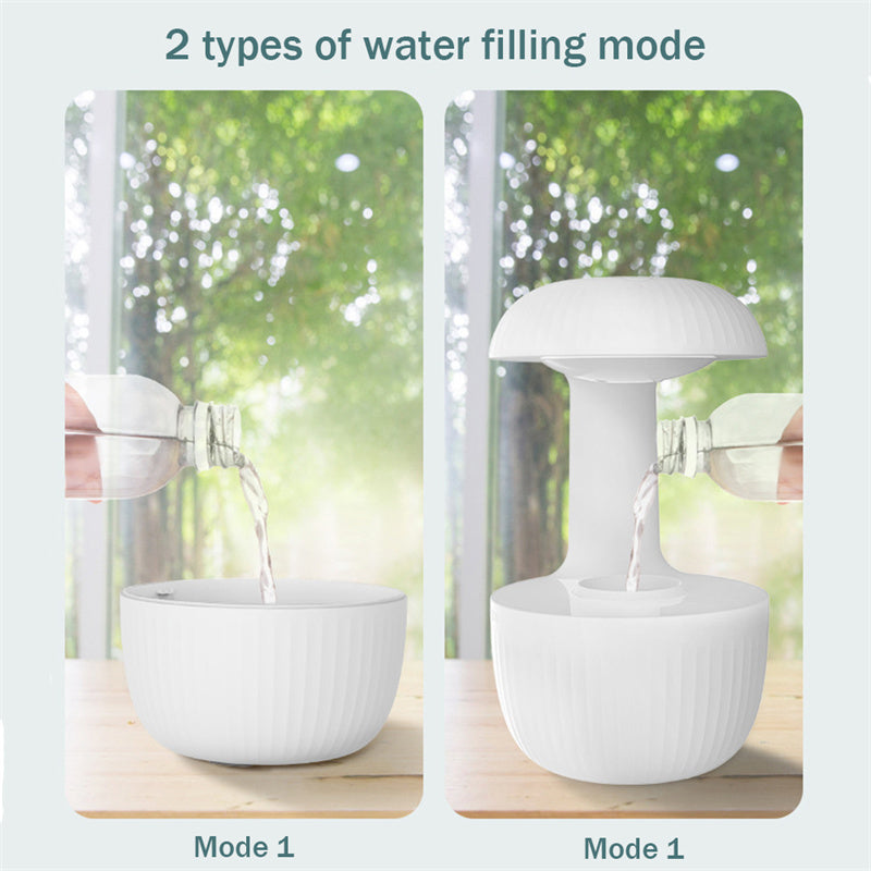 Anti-Gravity Air Humidifier – Mute Countercurrent Humidifier, Levitating Water Drops, Cool Mist Fogger, Relieve Fatigue