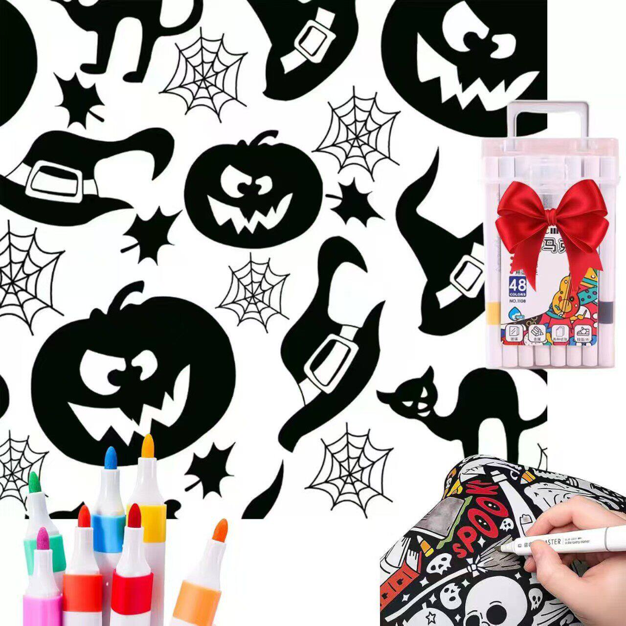 Reusable Washable Colouring Blanket – Creative Activity Throw (150×115cm)