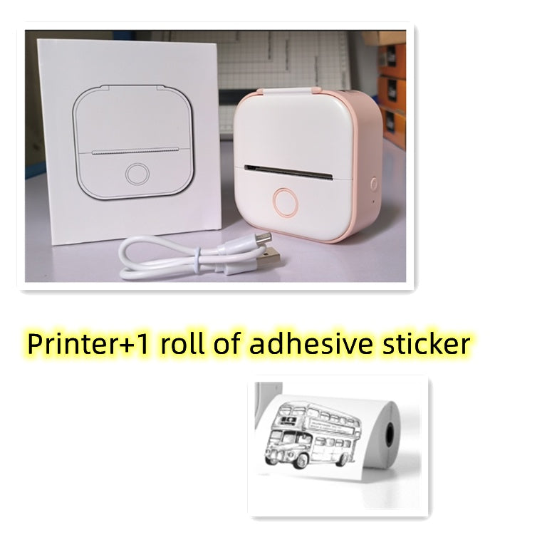 SavvyNest & Co™ Portable Mini Bluetooth Thermal Printer (Inkless)