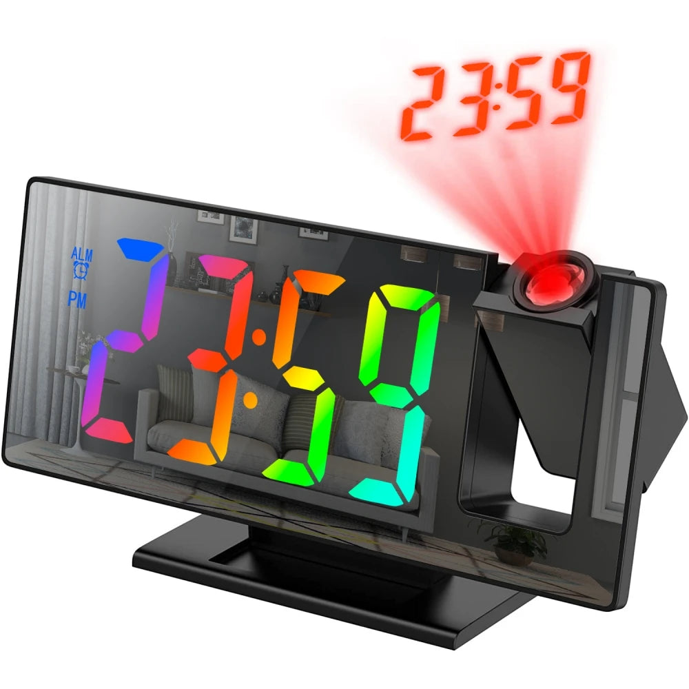 CeilingGlow™ Projection Alarm Clock