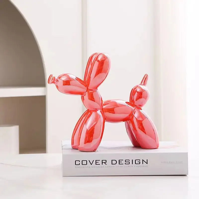 Modern Balloon Dog Sculpture – Minimalist Statement Decor (11cm)