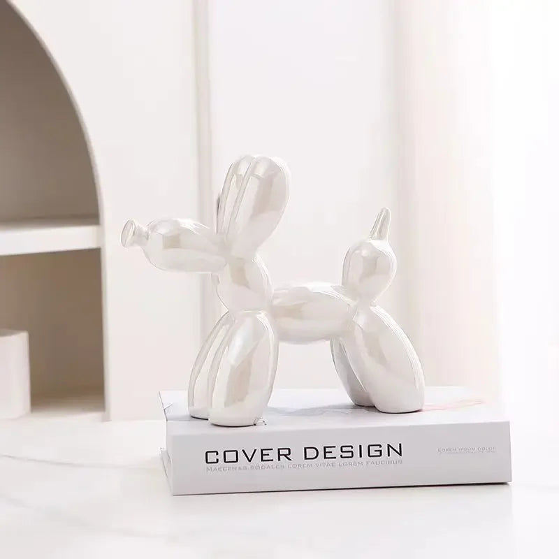 Modern Balloon Dog Sculpture – Minimalist Statement Decor (11cm)