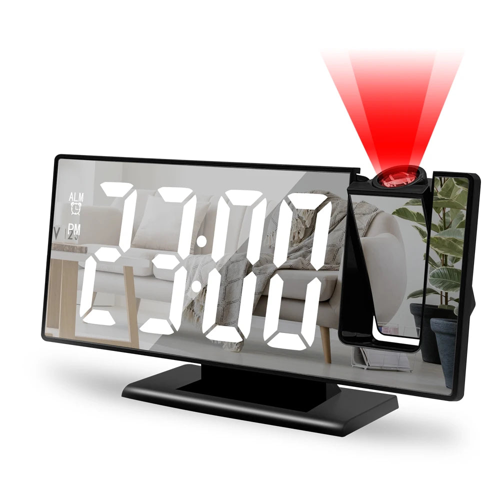 CeilingGlow™ Projection Alarm Clock