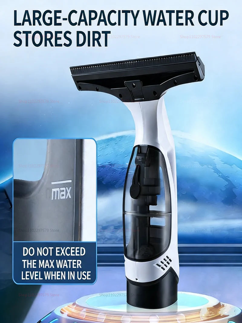 Cordless Handheld Electric Window Cleaner – Multifunctional USB Portable Glass Cleaning Tool Kit