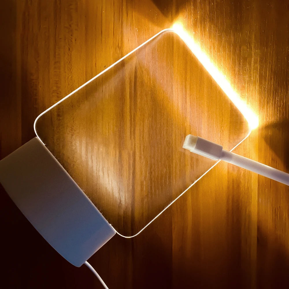 DIY LED Message Board Night Light (USB Powered, 5V)