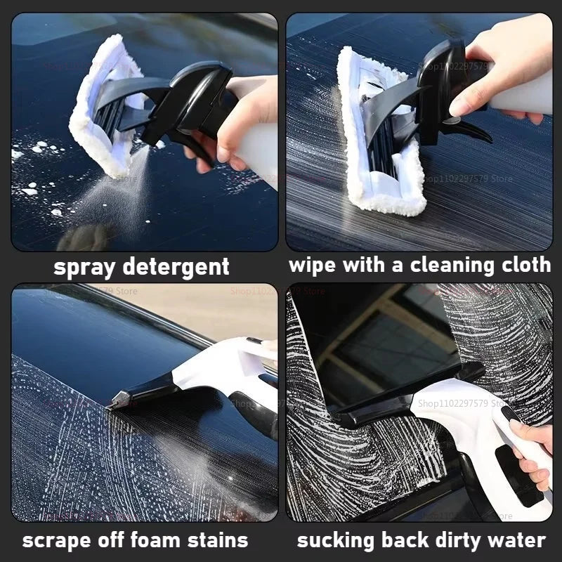 Cordless Handheld Electric Window Cleaner – Multifunctional USB Portable Glass Cleaning Tool Kit