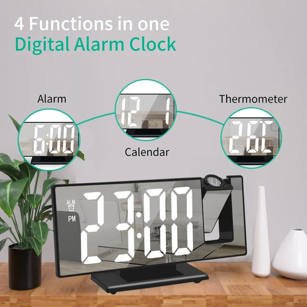 CeilingGlow™ Projection Alarm Clock