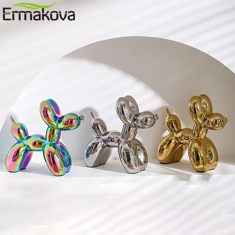 Modern Balloon Dog Sculpture – Minimalist Statement Decor (11cm)