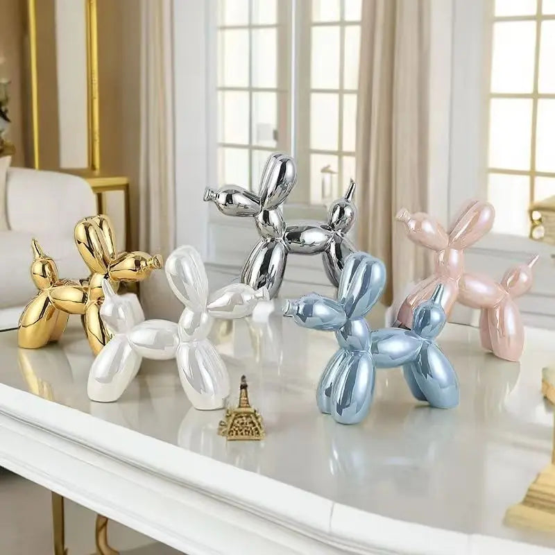 Modern Balloon Dog Sculpture – Minimalist Statement Decor (11cm)