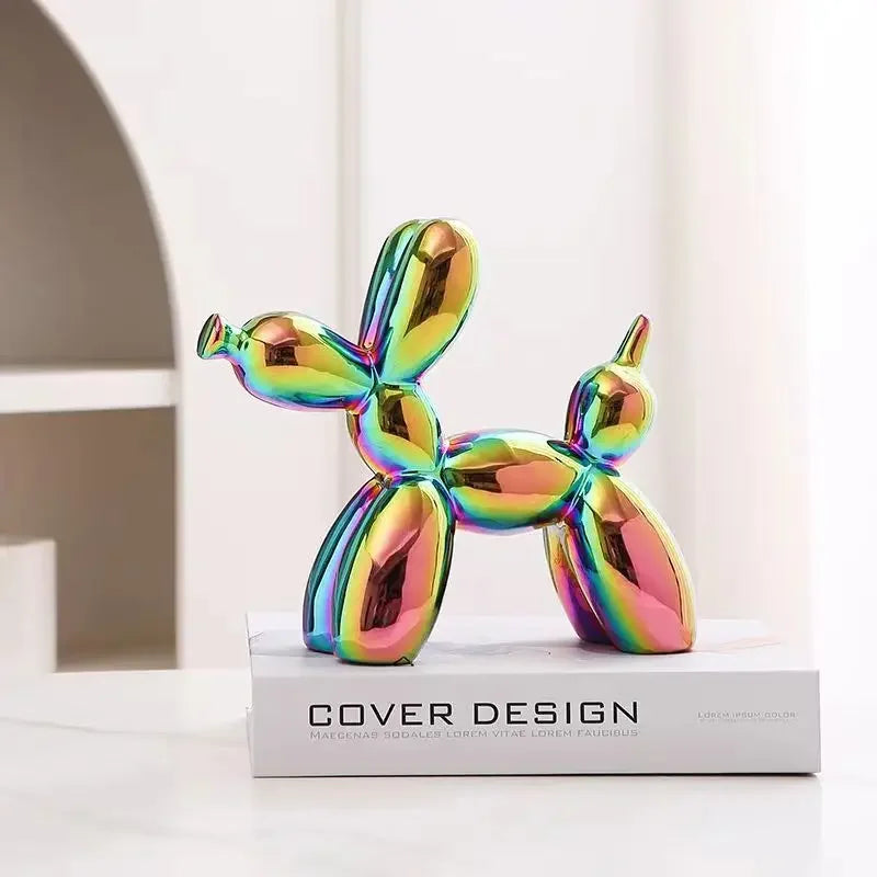 Modern Balloon Dog Sculpture – Minimalist Statement Decor (11cm)