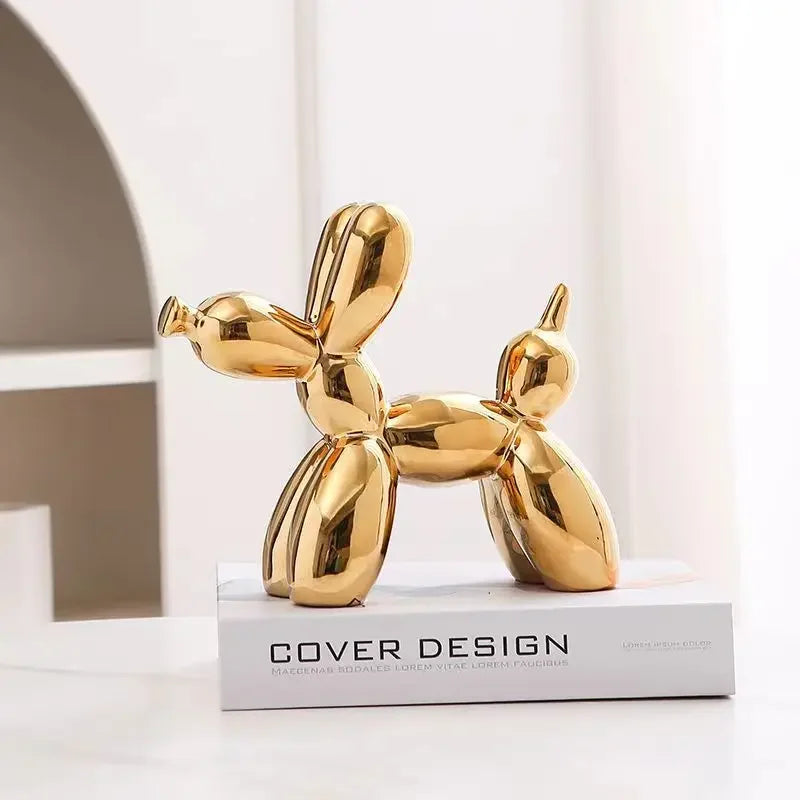 Modern Balloon Dog Sculpture – Minimalist Statement Decor (11cm)