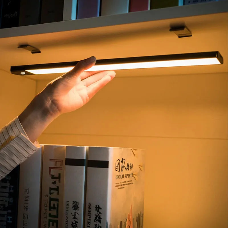 Wireless Motion Sensor LED Light – Rechargeable Magnetic Cabinet & Stair Light (Dimmable)