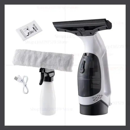 Cordless Handheld Electric Window Cleaner – Multifunctional USB Portable Glass Cleaning Tool Kit