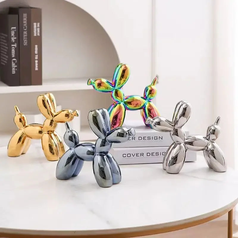 Modern Balloon Dog Sculpture – Minimalist Statement Decor (11cm)