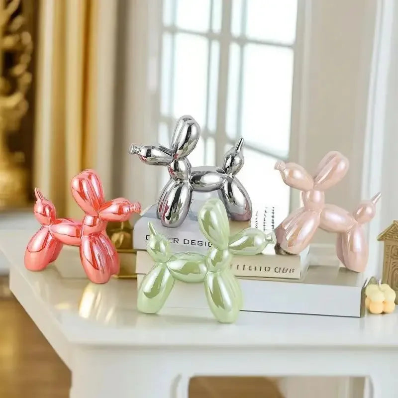 Modern Balloon Dog Sculpture – Minimalist Statement Decor (11cm)