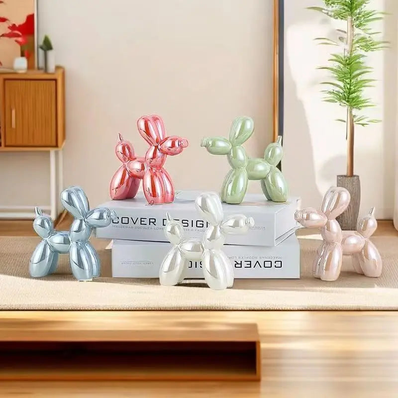 Modern Balloon Dog Sculpture – Minimalist Statement Decor (11cm)