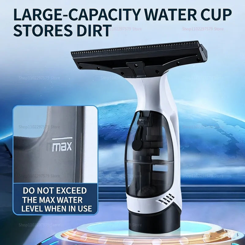 Cordless Handheld Electric Window Cleaner – Multifunctional USB Portable Glass Cleaning Tool Kit