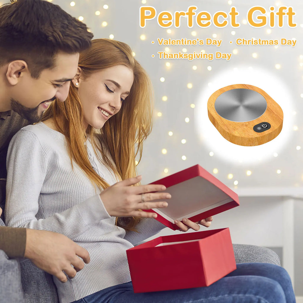 Electric USB Mug Warmer – Constant Temperature Coffee Cup Heater for Home & Office