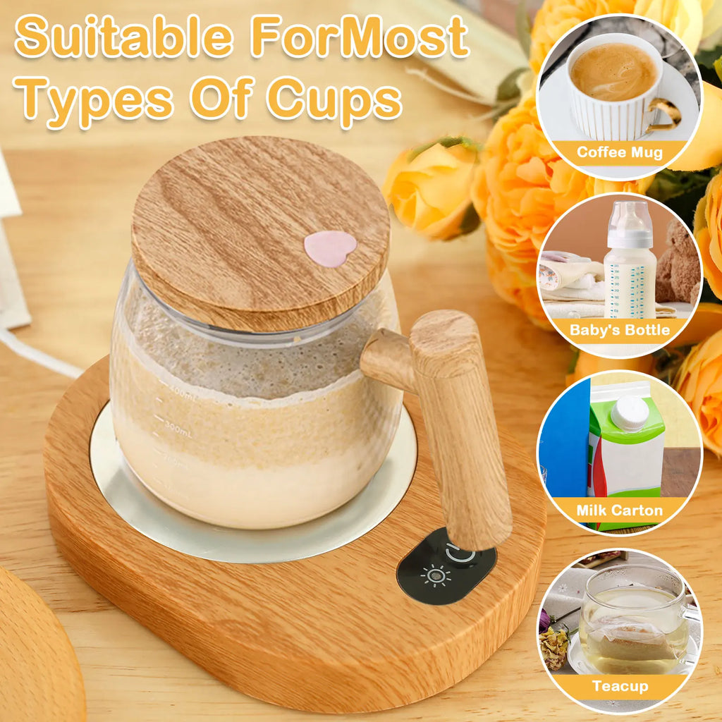 Electric USB Mug Warmer – Constant Temperature Coffee Cup Heater for Home & Office