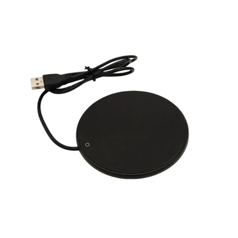 Electric Coffee Mug Warmer – Temperature Control Heating Pad for Home & Office