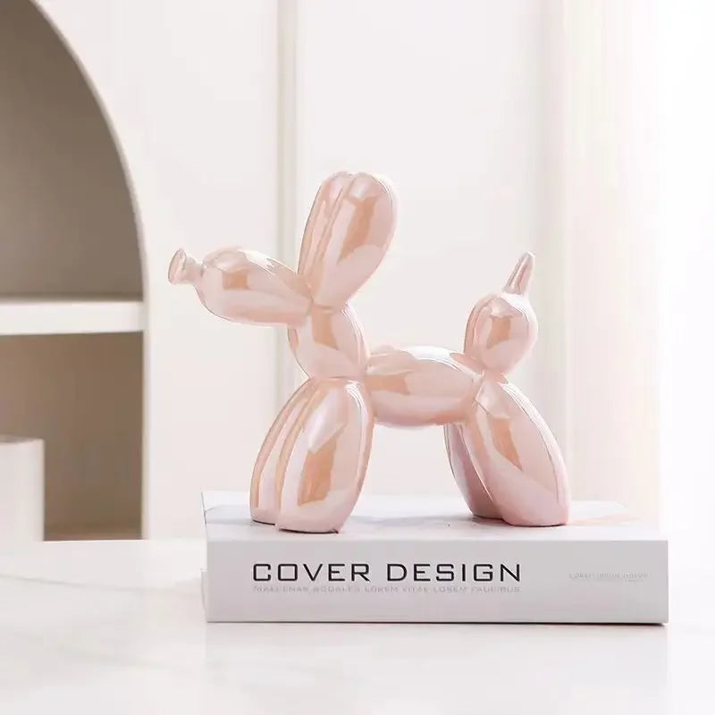 Modern Balloon Dog Sculpture – Minimalist Statement Decor (11cm)