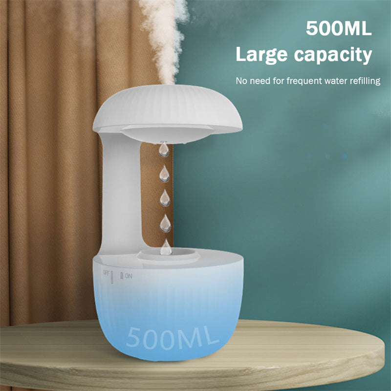 Anti-Gravity Air Humidifier – Mute Countercurrent Humidifier, Levitating Water Drops, Cool Mist Fogger, Relieve Fatigue