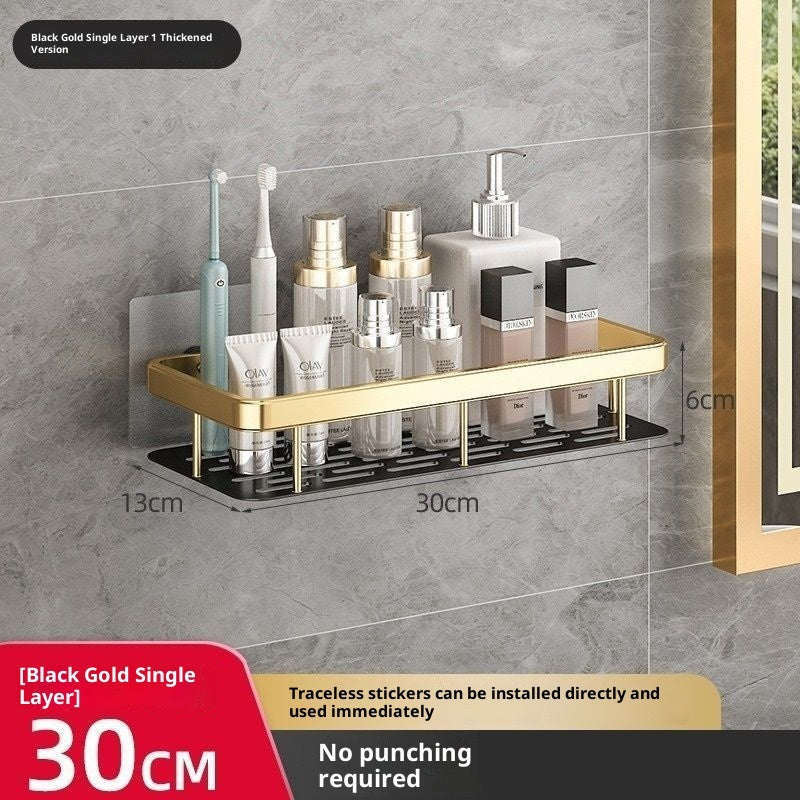 No-drill Wall-mounted Shelf For Bathrooms & Toilets