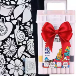 Reusable Washable Colouring Blanket – Creative Activity Throw (150×115cm)