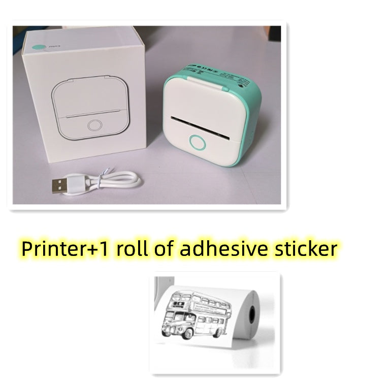 SavvyNest & Co™ Portable Mini Bluetooth Thermal Printer (Inkless)