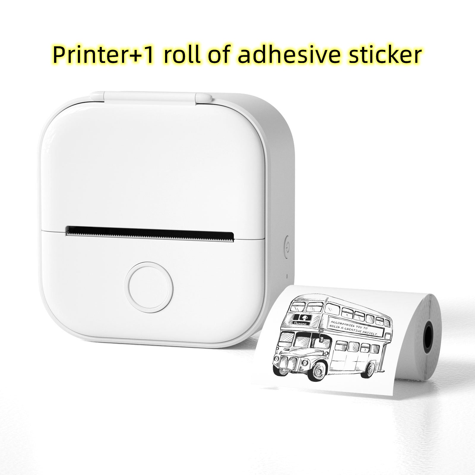 SavvyNest & Co™ Portable Mini Bluetooth Thermal Printer (Inkless)