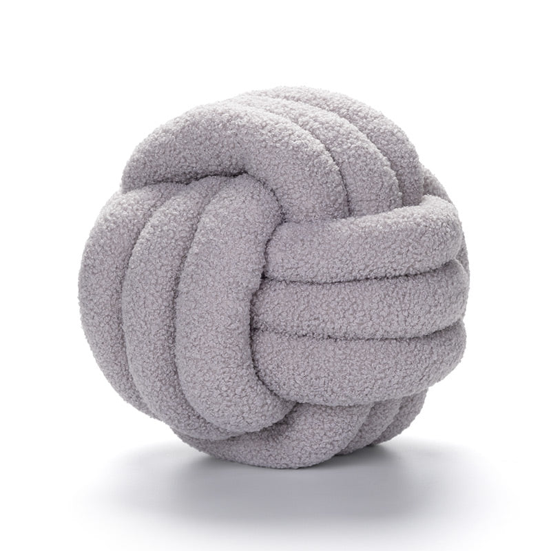 Sofa Living Room Spherical Lamb Wool Bedside Cushion – Nordic Round Pillow